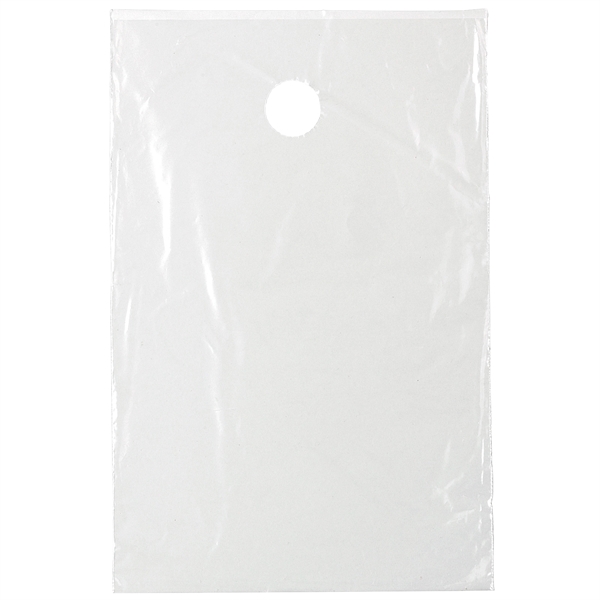 1.0 mil. clear plastic bag with a 1 1/2" diameter hole... from ASI 37940 Bag Makers Inc
