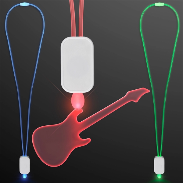 Neon Look LED Cool Lanyards with Acrylic Pendants.... from ASI 34194 ALightPromos / Alight Promotional Products