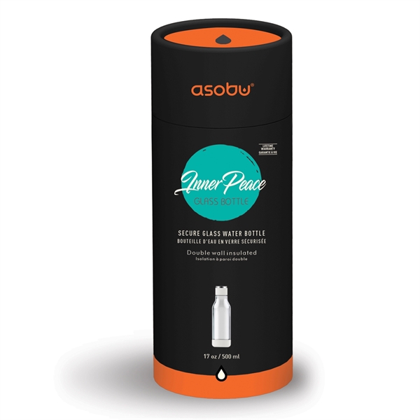 Double wall insulated glass water bottle.... from ASI 31518 ADNART