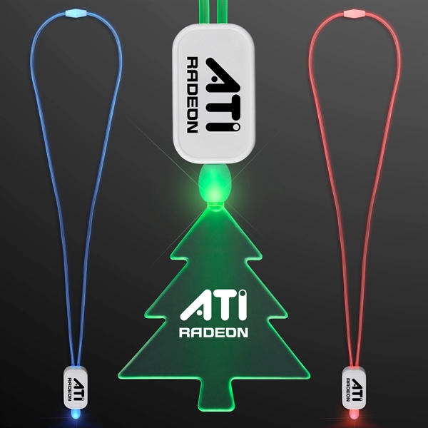 Neon Look LED Cool Lanyards with Acrylic Pendants.... from ASI 34194 ALightPromos / Alight Promotional Products
