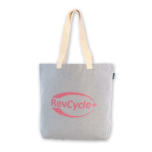 Recycled 12 oz. cotton tote bag with 1" cotton webbing handles.... from ASI 41630 Brave USA