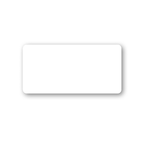 Medium-sized, polystyrene name badge with a pin backing.... from ASI 59080 Halls & Company