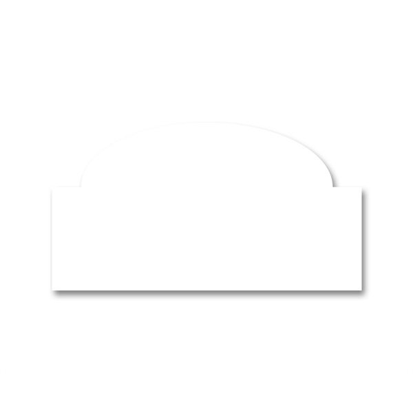 Medium-sized, polystyrene name badge with a pin backing.... from ASI 59080 Halls & Company