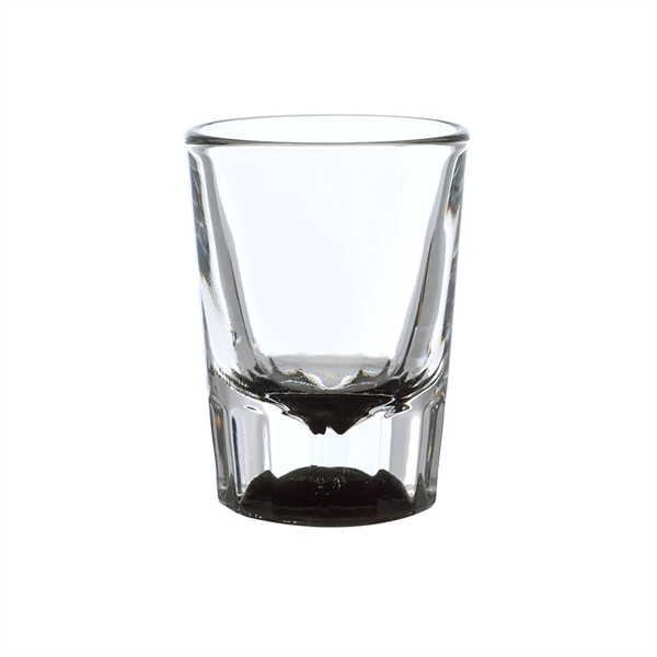 2 oz. shot glass with huge imprint area and heavy base... from ASI 39552 BEL Promo
