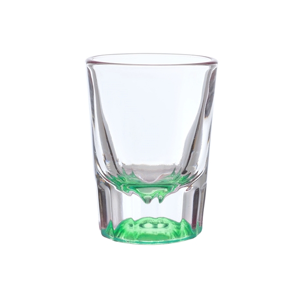 2 oz. shot glass with huge imprint area and heavy base... from ASI 39552 BEL Promo