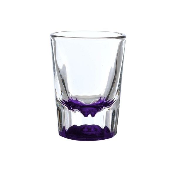 2 oz. shot glass with huge imprint area and heavy base... from ASI 39552 BEL Promo