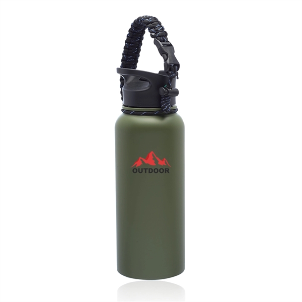 34 oz. stainless steel water bottle with plastic flip lid, handle,... from ASI 39552 BEL Promo