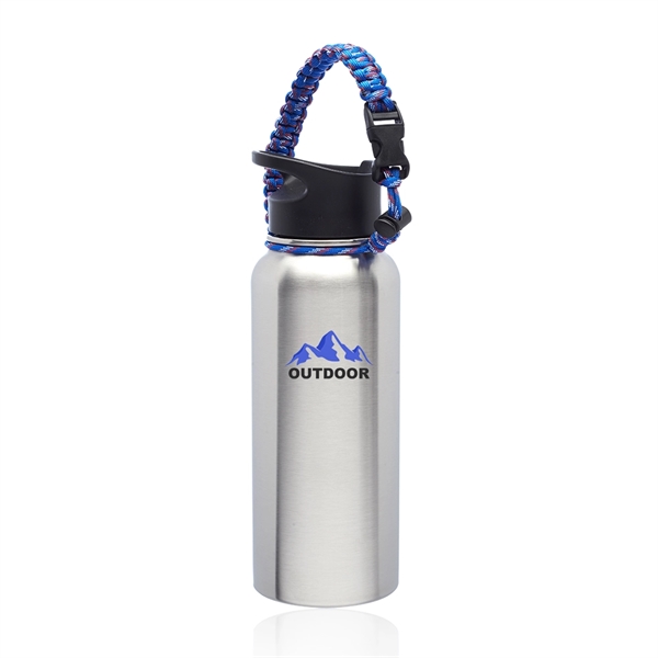 34 oz. stainless steel water bottle with plastic flip lid, handle,... from ASI 39552 BEL Promo