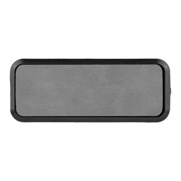 Leatherette name badge with a magnetic backing.... from ASI 59080 Halls & Company