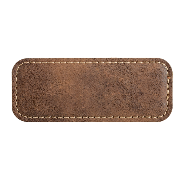 Leatherette name badge with a magnetic backing.... from ASI 59080 Halls & Company