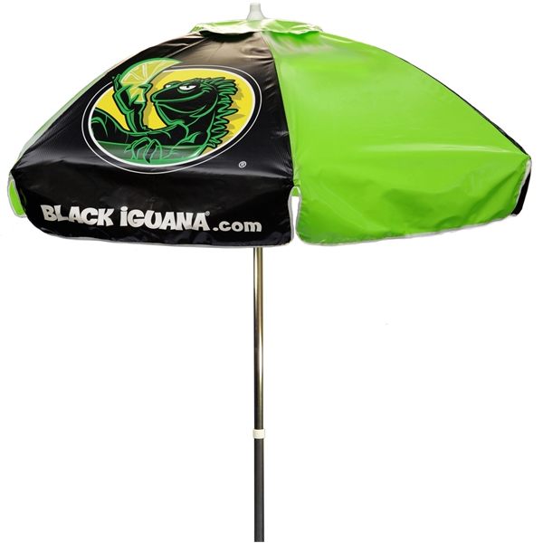 6.5 ft  aluminum patio umbrella with full color imprint... from ASI 40515 BILD Enterprises LLC