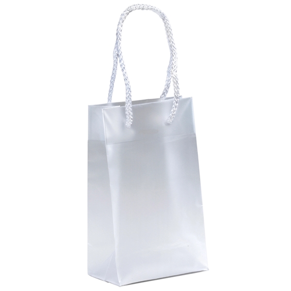 Elegant hi-density frosted plastic bags with fold-over top.... from ASI 37940 Bag Makers Inc