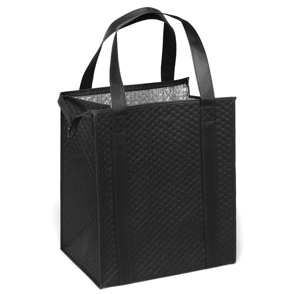 Insulated Non-Woven Tote with thermal foil interior.... from ASI 37940 Bag Makers Inc