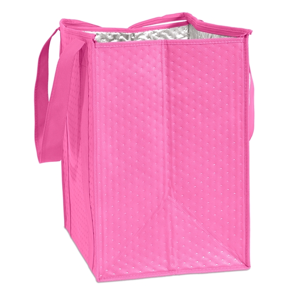 Insulated Non-Woven Tote with thermal foil interior.... from ASI 37940 Bag Makers Inc