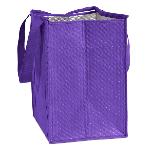 Insulated Non-Woven Tote with thermal foil interior.... from ASI 37940 Bag Makers Inc