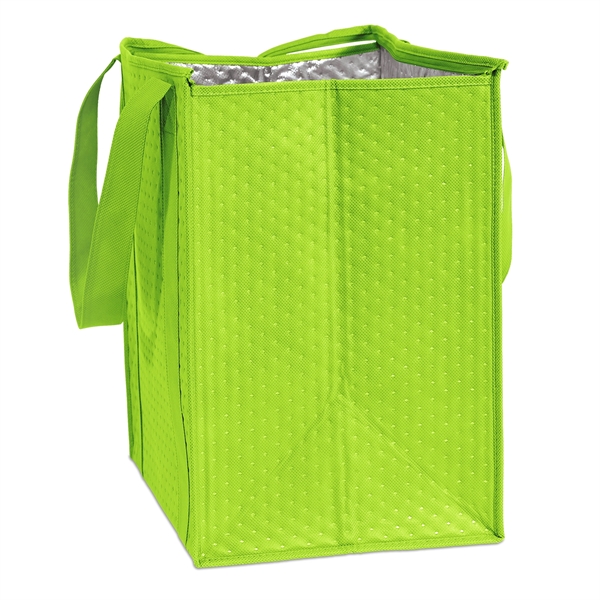 Insulated Non-Woven Tote with thermal foil interior.... from ASI 37940 Bag Makers Inc