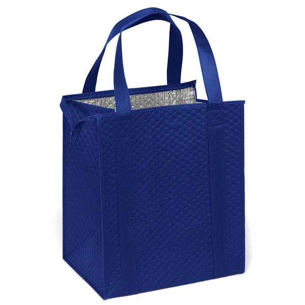 Insulated Non-Woven Tote with thermal foil interior.... from ASI 37940 Bag Makers Inc