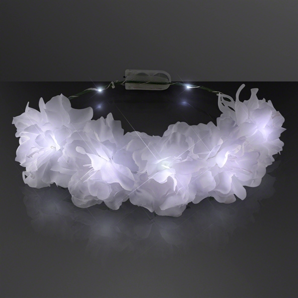 LED Flower Halo Crown, One Size Fits All. No Imprint, Blank... from ASI 34194 ALightPromos / Alight Promotional Products