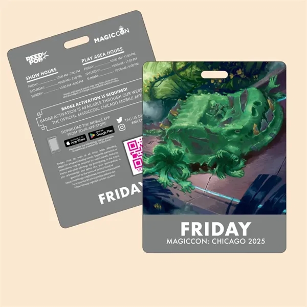 Event badges promote your brand... from ASI 42393 Budgetcard Inc