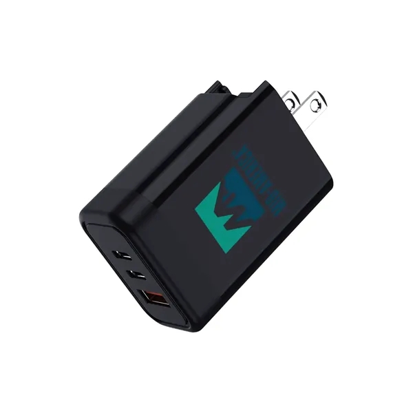 The TriCharge 65W Wall Charger is ultra-compact for travel and charges... from ASI 90154 Sunjoy Group Inc