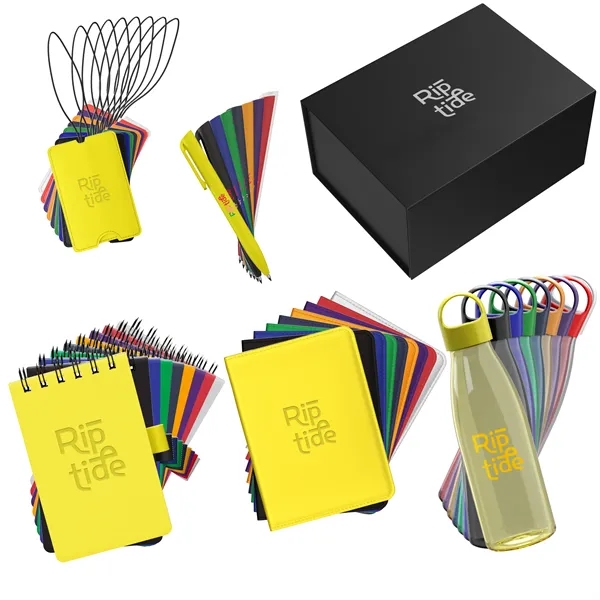 Gift Set includes ST3285  NEOSKIN reg; POCKET SPIRAL NOTEPAD COMBO... from ASI 88660 Spector & Co.