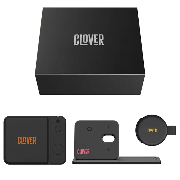 Gift Set includes T150  FUSION 3-IN-1 WIRELESS CHARGING MOUSEPAD T148... from ASI 88660 Spector & Co.