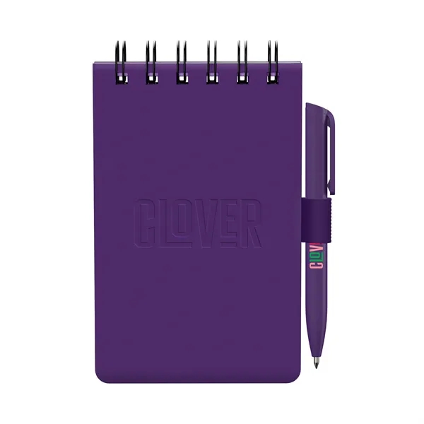 A compact spiral notepad and pen set designed for quick, efficient... from ASI 88660 Spector & Co.