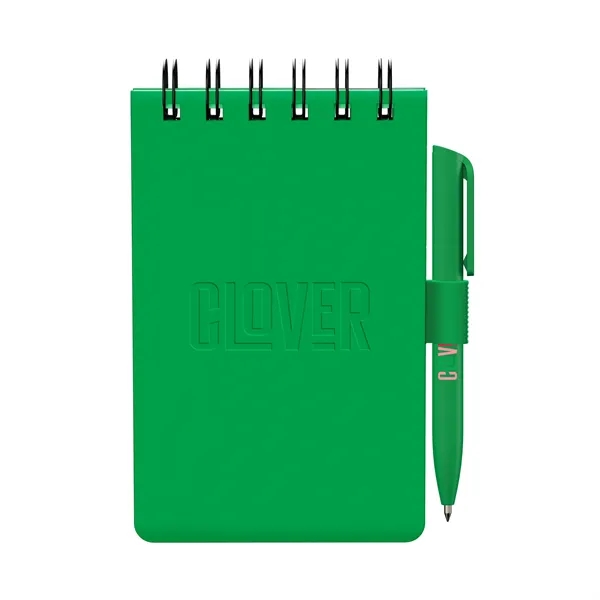 A compact spiral notepad and pen set designed for quick, efficient... from ASI 88660 Spector & Co.