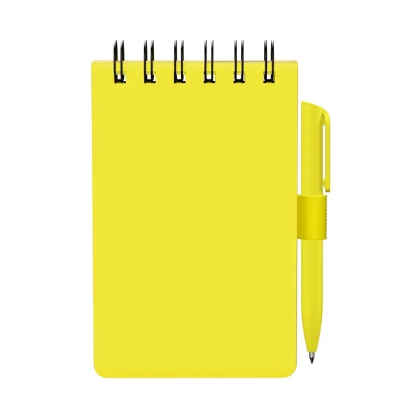 A compact spiral notepad and pen set designed for quick, efficient... from ASI 88660 Spector & Co.