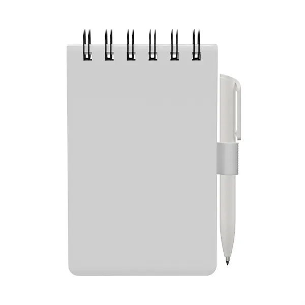 A compact spiral notepad and pen set designed for quick, efficient... from ASI 88660 Spector & Co.