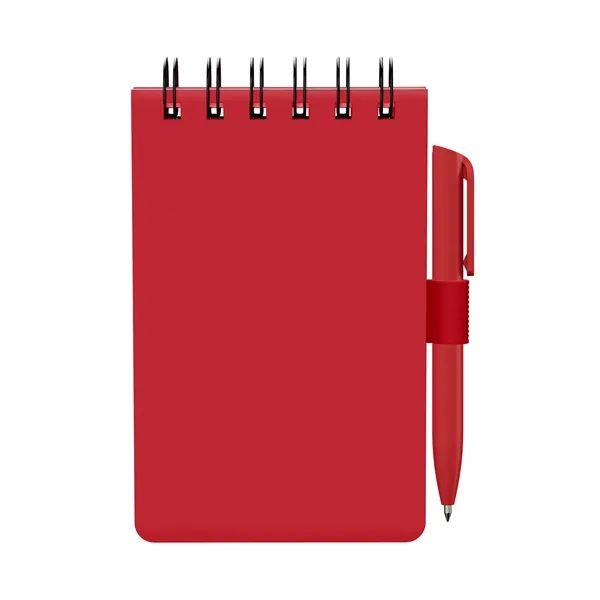 A compact spiral notepad and pen set designed for quick, efficient... from ASI 88660 Spector & Co.