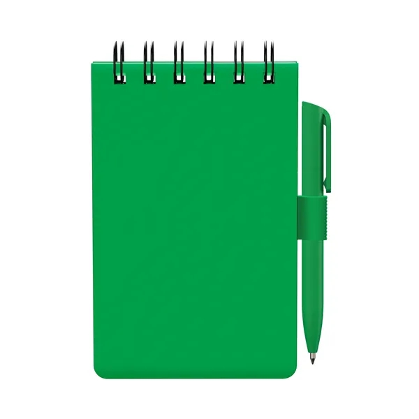 A compact spiral notepad and pen set designed for quick, efficient... from ASI 88660 Spector & Co.
