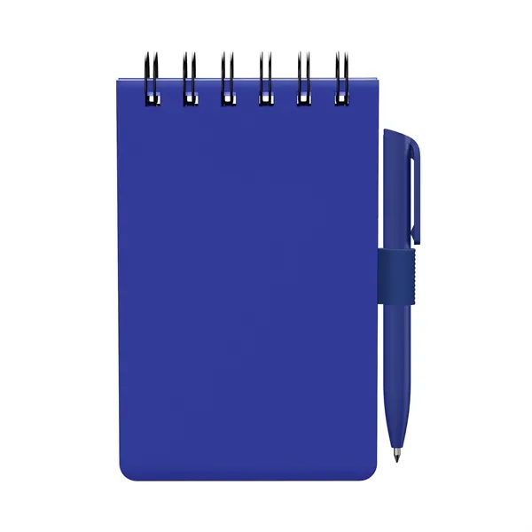 A compact spiral notepad and pen set designed for quick, efficient... from ASI 88660 Spector & Co.