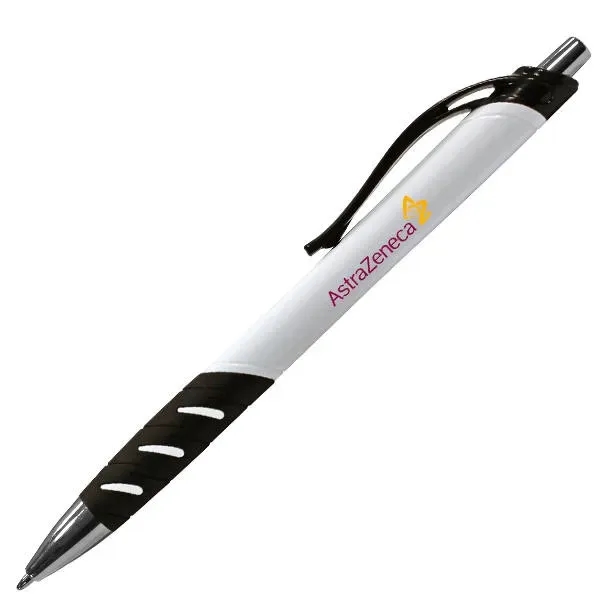 White Allure Grip Pen, Full Color Digital... from ASI 30270 Aakron Line