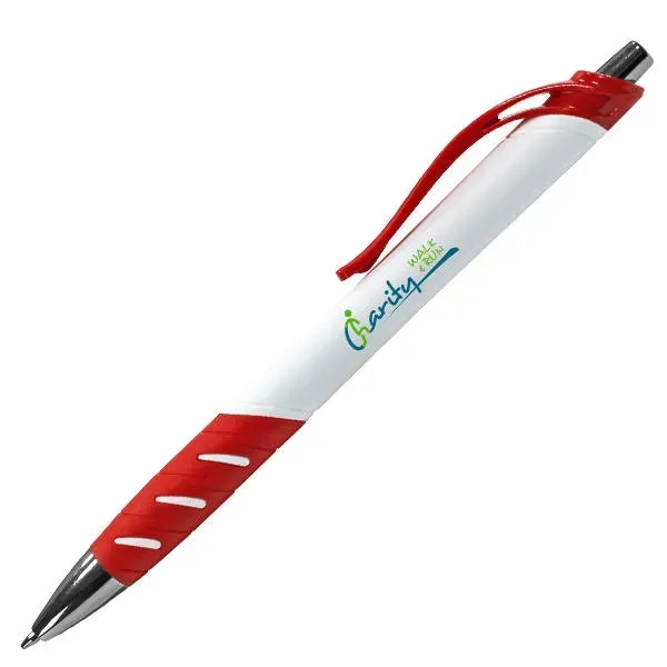 White Allure Grip Pen, Full Color Digital... from ASI 30270 Aakron Line