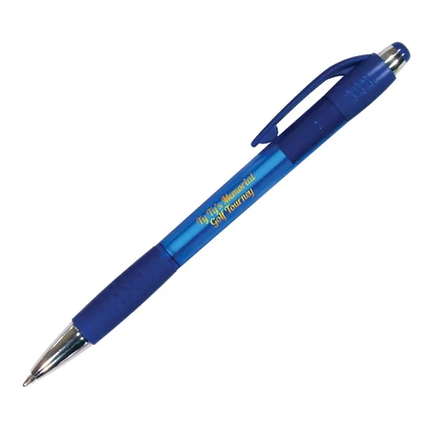 Mardi Gras Grip Pen, Full Color Digital... from ASI 30270 Aakron Line