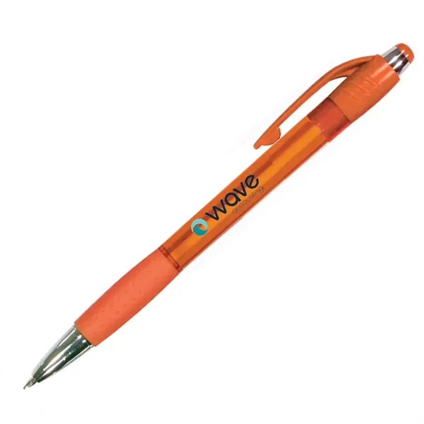 Mardi Gras Grip Pen, Full Color Digital... from ASI 30270 Aakron Line