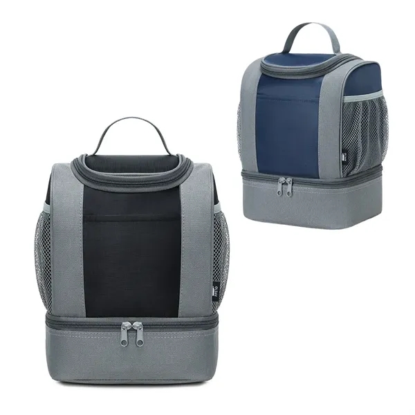 RPET 2-Compartment Lunch Cooler Bag... from ASI 36730 Ariel Premium Supply Inc