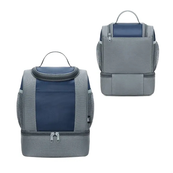 RPET 2-Compartment Lunch Cooler Bag... from ASI 36730 Ariel Premium Supply Inc