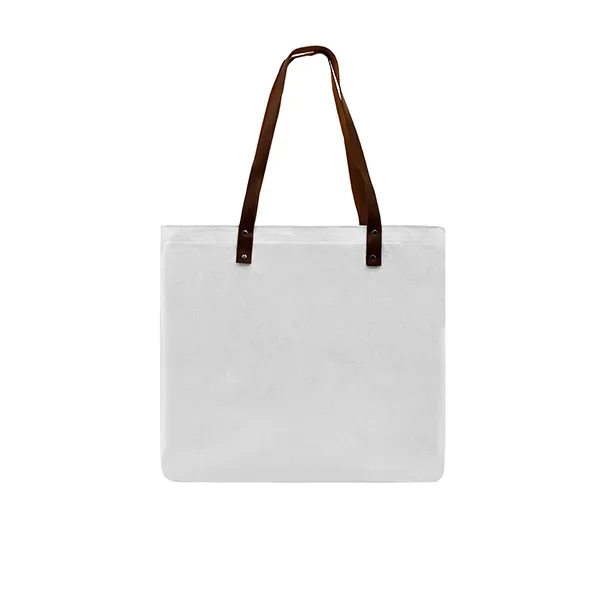 Union/USA Made durable 10 oz dyed cotton canvas tote with riveted... from ASI 73775 Unionwear