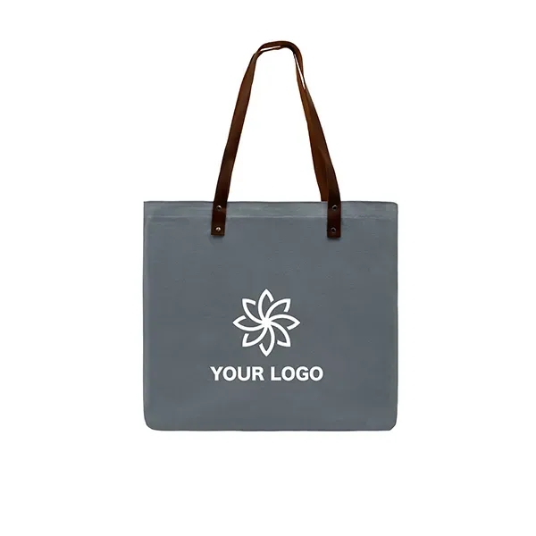 Union/USA Made durable 10 oz dyed cotton canvas tote with riveted... from ASI 73775 Unionwear