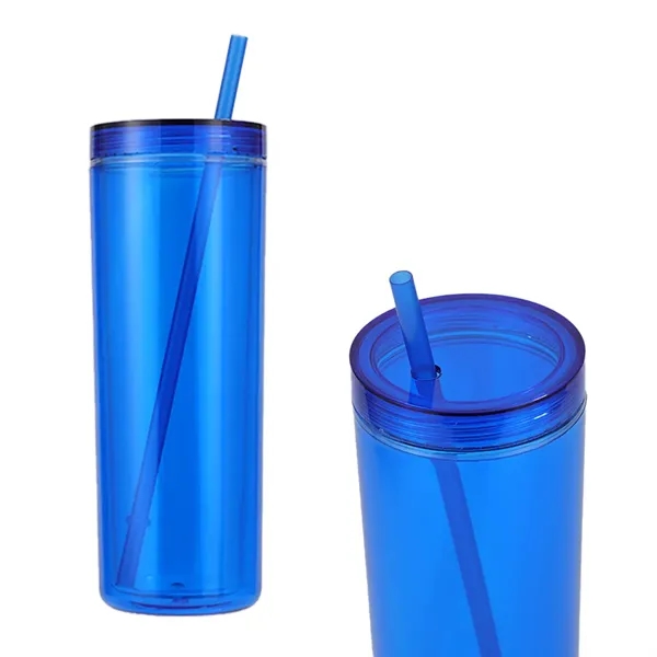16 oz Recycled Acrylic Straw Tumbler... from ASI 36730 Ariel Premium Supply Inc