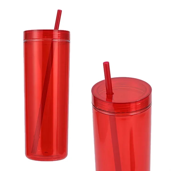 16 oz Recycled Acrylic Straw Tumbler... from ASI 36730 Ariel Premium Supply Inc
