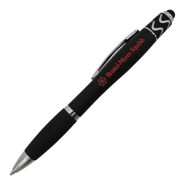 Halcyon® Silhouette Spin Top Pen with Stylus... from ASI 30270 Aakron Line