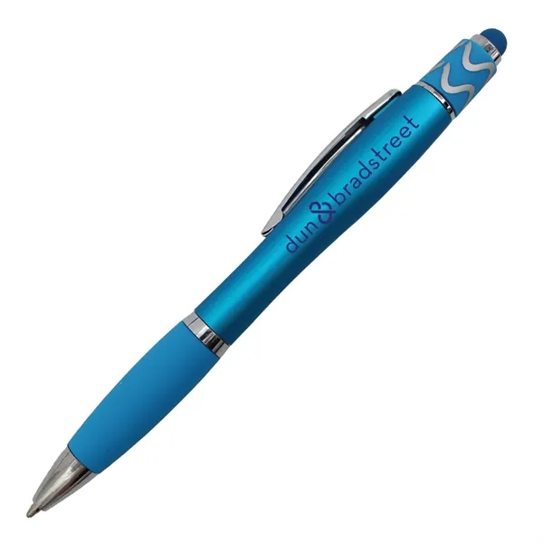 Halcyon® Silhouette Spin Top Pen with Stylus... from ASI 30270 Aakron Line