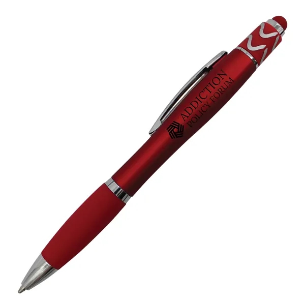 Halcyon® Silhouette Spin Top Pen with Stylus... from ASI 30270 Aakron Line