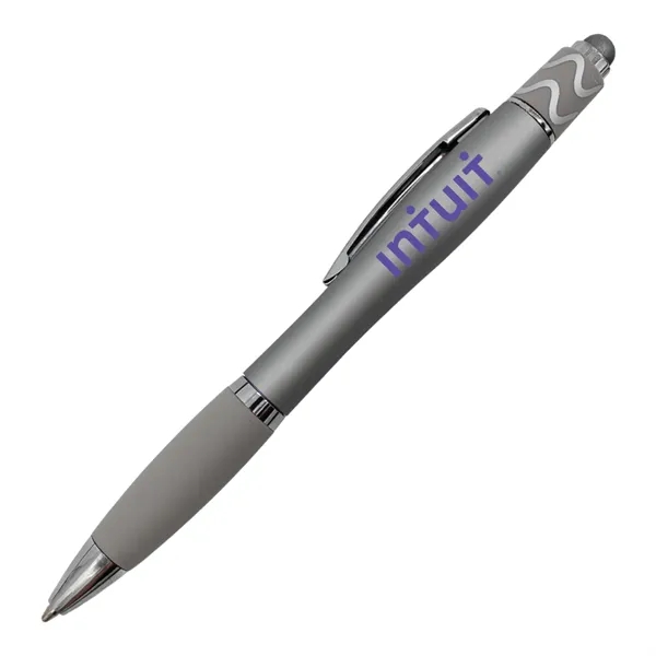 Halcyon® Silhouette Spin Top Pen with Stylus... from ASI 30270 Aakron Line