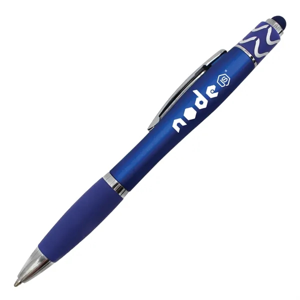 Halcyon® Silhouette Spin Top Pen with Stylus... from ASI 30270 Aakron Line