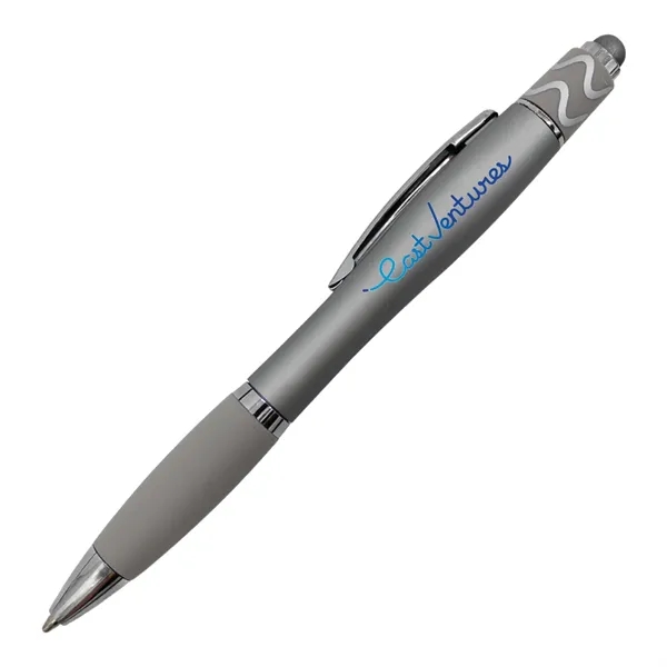 Halcyon® Silhouette Spin Top Pen with Stylus, Full Color Di... from ASI 30270 Aakron Line
