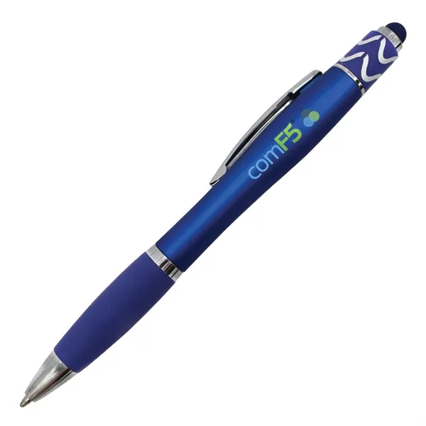 Halcyon® Silhouette Spin Top Pen with Stylus, Full Color Di... from ASI 30270 Aakron Line